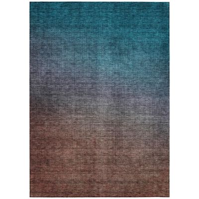 Addison Rugs Chantille ACN587 Teal 3' x 5' Indoor Outdoor Area Rug, Easy Clean, Machine Washable, Non Shedding, Bedroom, Living Room, Dining Room, Kitchen, Patio Rug