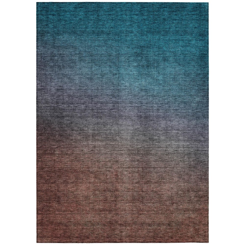 Addison Rugs Chantille ACN587 Teal 3' x 5' Indoor Outdoor Area Rug, Easy Clean, Machine Washable, Non Shedding, Bedroom, Living Room, Dining Room, Kitchen, Patio Rug