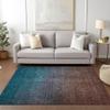 Addison Rugs Chantille ACN587 Teal 3' x 5' Indoor Outdoor Area Rug, Easy Clean, Machine Washable, Non Shedding, Bedroom, Living Room, Dining Room, Kitchen, Patio Rug view 2