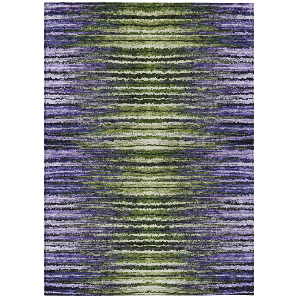 Addison Rugs Chantille ACN604 Purple 10' x 14' Indoor Outdoor Area Rug, Easy Clean, Machine Washable, Non Shedding, Bedroom, Living Room, Dining Room, Kitchen, Patio Rug
