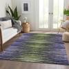 Addison Rugs Chantille ACN604 Purple 10' x 14' Indoor Outdoor Area Rug, Easy Clean, Machine Washable, Non Shedding, Bedroom, Living Room, Dining Room, Kitchen, Patio Rug view 2