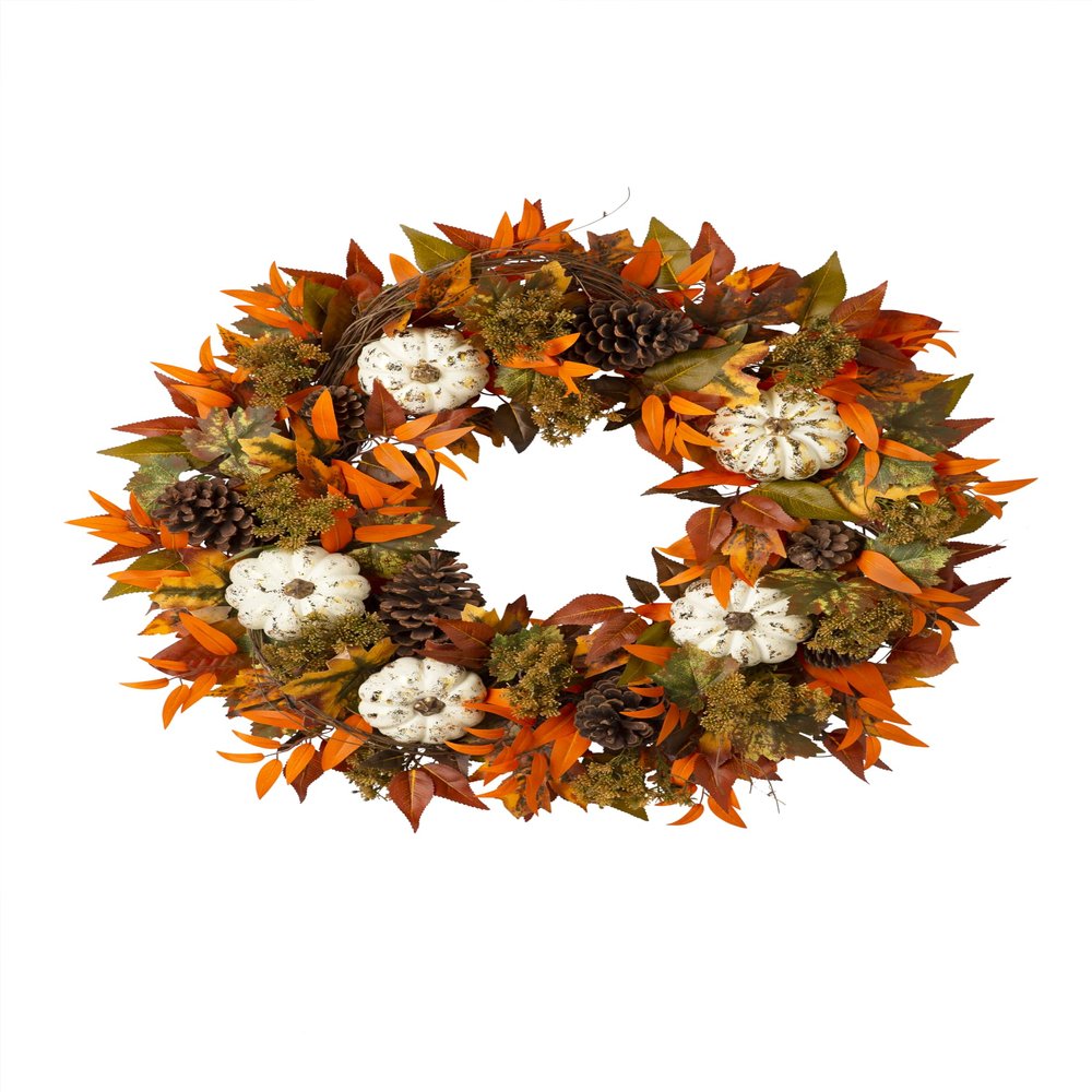 Balsam Hill 28in Fall Medley Artificial Wreath