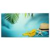 evimo Quick Dry Beach Towel, Oversized Soft Beach Starfish Shell Bath Towel, Quick Dry Sandless Beach Towel for Bathroom, Pool, Outdoor Camping and Sports, 31 x 61 inches view 3