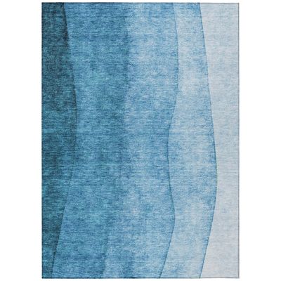Addison Rugs Chantille ACN625 Teal 8' x 10' Indoor Outdoor Area Rug, Easy Clean, Machine Washable, Non Shedding, Bedroom, Living Room, Dining Room, Kitchen, Patio Rug