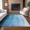Addison Rugs Chantille ACN625 Teal 8' x 10' Indoor Outdoor Area Rug, Easy Clean, Machine Washable, Non Shedding, Bedroom, Living Room, Dining Room, Kitchen, Patio Rug view 2