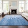 Addison Rugs Chantille ACN627 Blue 8' x 10' Indoor Outdoor Area Rug, Easy Clean, Machine Washable, Non Shedding, Bedroom, Living Room, Dining Room, Kitchen, Patio Rug view 2