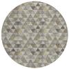 Addison Rugs Chantille ACN612 Taupe 8' x 8' Indoor Outdoor Round Rug, Easy Clean, Machine Washable, Non Shedding, Bedroom, Living Room, Dining Room, Kitchen, Patio Rug view 1