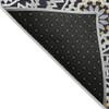 Addison Rugs Chantille ACN619 Black 8' x 8' Indoor Outdoor Round Rug, Easy Clean, Machine Washable, Non Shedding, Bedroom, Living Room, Dining Room, Kitchen, Patio Rug view 4