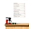 Wall Mounted Menu Rails, Cafe Wall Menu, Changeabe Letter Board, Barbershop Menu, Changeable Menu Rails (5 rails) view 1