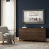 Frame My Mirror Grey Framed Mirror, 20" x 54" Mirror for Bathroom, Wood Frame, True Reflections Glass, Dark Grey Finish, Porter Design, Hangs Horizontally or Vertically, Made in USA view 3