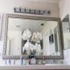 Frame My Mirror Gold Bathroom Mirror for Wall, 36" x 42" Gold Bathroom Vanity Mirror, Made in USA, Hangs Horizontally or Vertically, Hillsborough Design view 4