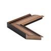 Frame My Mirror Brown Framed Mirror, 22" x 30" Mirror for Bathroom, Wood Frame, True Reflections Glass, Bronze Finish, Oxfordshire Design, Hangs Horizontally or Vertically, Made in USA view 2