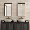 Frame My Mirror Gold Bathroom Mirror for Wall, 26" x 32" Antique Gold Bathroom Vanity Mirror, Made in USA, Hangs Horizontally or Vertically, Kendall Design view 3