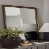 Frame My Mirror Brown Bathroom Mirror for Wall, 28" x 54" Bronze Bathroom Vanity Mirror, Made in USA, Hangs Horizontally or Vertically, Crenshaw Design view 2