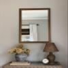 Frame My Mirror Brown Bathroom Mirror for Wall, 28" x 54" Bronze Bathroom Vanity Mirror, Made in USA, Hangs Horizontally or Vertically, Crenshaw Design view 4