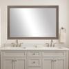 Frame My Mirror Gold Bathroom Mirror for Wall, 28" x 36" Gold Bathroom Vanity Mirror, Made in USA, Hangs Horizontally or Vertically, Meade Design view 3