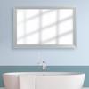 Frame My Mirror Silver Bathroom Mirror for Wall, 20" x 24" Chrome Bathroom Vanity Mirror, Made in USA, Hangs Horizontally or Vertically, Larue Design view 2