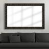 Frame My Mirror Silver Bathroom Mirror for Wall, 30" x 54" Blackened Satin Nickel Bathroom Vanity Mirror, Made in USA, Hangs Horizontally or Vertically, Maricopa Design view 1