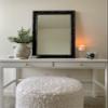 Frame My Mirror Silver Bathroom Mirror for Wall, 30" x 54" Blackened Satin Nickel Bathroom Vanity Mirror, Made in USA, Hangs Horizontally or Vertically, Maricopa Design view 2