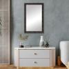 Frame My Mirror Silver Bathroom Mirror for Wall, 30" x 54" Blackened Satin Nickel Bathroom Vanity Mirror, Made in USA, Hangs Horizontally or Vertically, Maricopa Design view 4