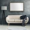 Frame My Mirror Silver Bathroom Mirror for Wall, 30" x 54" Blackened Satin Nickel Bathroom Vanity Mirror, Made in USA, Hangs Horizontally or Vertically, Huntington Design view 3