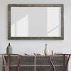 Frame My Mirror Silver Bathroom Mirror for Wall, 30" x 54" Blackened Satin Nickel Bathroom Vanity Mirror, Made in USA, Hangs Horizontally or Vertically, Huntington Design view 4