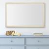 Frame My Mirror Ivory Bathroom Mirror for Wall, 20" x 48" Antique White Bathroom Vanity Mirror, Made in USA, Hangs Horizontally or Vertically, Kendall Design view 1