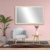 Frame My Mirror Ivory Bathroom Mirror for Wall, 20" x 48" Antique White Bathroom Vanity Mirror, Made in USA, Hangs Horizontally or Vertically, Kendall Design view 2