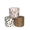 Decorative Toilet Paper Covers, 9 Paper Wraps, 3 of Each of The Designs, Fits Any Size Toilet Paper Roll (Pattern: Lace Dots) view 1