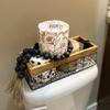 Decorative Toilet Paper Covers, 9 Paper Wraps, 3 of Each of The Designs, Fits Any Size Toilet Paper Roll (Pattern: Lace Dots) view 3