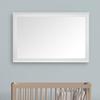 Frame My Mirror White Bathroom Mirror for Wall, 26" x 32" White Bathroom Vanity Mirror, Made in USA, Hangs Horizontally or Vertically, Morgan Design view 1
