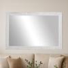 Frame My Mirror Ivory Bathroom Mirror for Wall, 20" x 60" Antique White Bathroom Vanity Mirror, Made in USA, Hangs Horizontally or Vertically, Huntington Design view 1