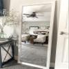 Frame My Mirror Ivory Bathroom Mirror for Wall, 20" x 60" Antique White Bathroom Vanity Mirror, Made in USA, Hangs Horizontally or Vertically, Huntington Design view 3