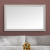 Frame My Mirror Silver Bathroom Mirror for Wall, 36" x 54" Antique Satin Nickel Bathroom Vanity Mirror, Made in USA, Hangs Horizontally or Vertically, Larue Design view 2
