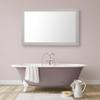 Frame My Mirror Silver Bathroom Mirror for Wall, 36" x 54" Antique Satin Nickel Bathroom Vanity Mirror, Made in USA, Hangs Horizontally or Vertically, Larue Design view 4