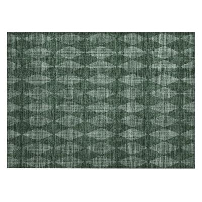 Addison Rugs Chantille ACN578 Olive 1'8" x 2'6" Indoor Outdoor Area Rug, Easy Clean, Machine Washable, Non Shedding, Bedroom, Living Room, Dining Room, Kitchen, Patio Rug