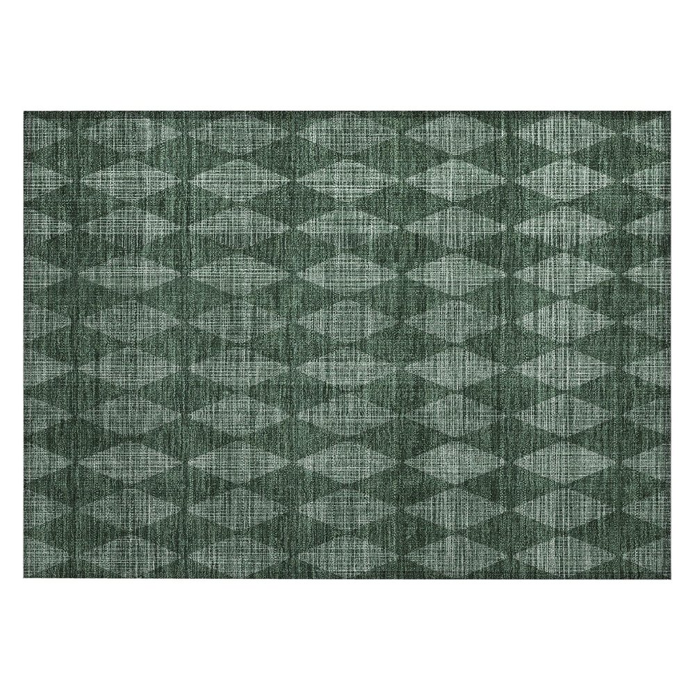 Addison Rugs Chantille ACN578 Olive 1'8" x 2'6" Indoor Outdoor Area Rug, Easy Clean, Machine Washable, Non Shedding, Bedroom, Living Room, Dining Room, Kitchen, Patio Rug