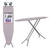 Ironing Board Full Size; Made in USA by Seymour Home Products (Light Grey). Includes Iron Rest, Cover & Pad | All-Steel Frame, 4 Heavy Duty Legs for Extra Support | Diamond Cut Mesh Top; Steam Flow view 1