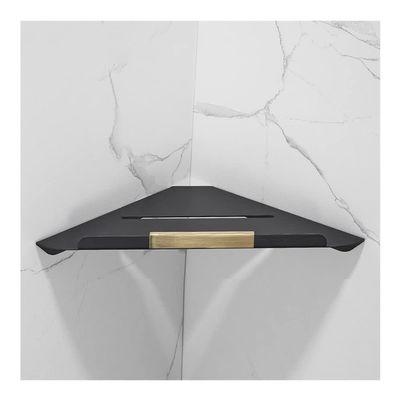 BAHELS Shower Caddy Matte Black Bathroom Shelf, Shower Rack Storage Shelves, Shampoo Cosmetic Rack Holder, Wall Mount Bathroom Organization Bathroom Organizer (Color : Type D)