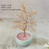 Crystal Tree Natural Yellow Crystal Lucky Tree Desktop Small Ornaments Handmade Decorations Peach Tree Gift Crystal Feng Shui Tree view 2
