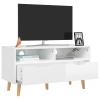 BaraSh TV Stand TV & Media Furniture TV Console with Storage TV Furniture for Living Room High Gloss White 35.4"x15.7"x19.1" Engineered Wood view 3