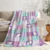 Elephant Blanket Gifts, Super Soft Cozy Flannel Fleece Throw Blanket for Couch Chair Bed Sofa Christmas Thanksgiving Gifts Family Size 90"x120" XL view 2