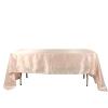 Balsa Circle 60x126 inch Nude Satin Rectangle Tablecloth Table Cover Linens for Wedding Table Cloth Party Reception Events Kitchen Dining view 1
