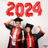 KatchOn Red 2024 Balloons 16 Inch - Graduation Decorations Class of 2024 | Balloon Numbers | Foil Balloons for Graduation view 4