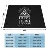 Pyramid Illuminati Don't Trust Anyone Lightweight Super Soft and All Season Warm,Thermal Blanket, Blanket for Sofas view 4