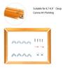 CANFRAVAS Canvas Frame 30x40, DIY Metal Canvas Floating Frames, Canvas Floater Frame for 0.6"-0.9" Deep Art Paintings (Gold,30"x40") view 3