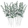 Muzrunq Artificial Eucalyptus Stems Leaves Faux Greenery Branches Eucalyptus Stems for Flower Arrangement Wedding Home Table Centerpiece Party Decoration Green 24 Pcs.. view 1