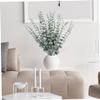 Muzrunq Artificial Eucalyptus Stems Leaves Faux Greenery Branches Eucalyptus Stems for Flower Arrangement Wedding Home Table Centerpiece Party Decoration Green 24 Pcs.. view 4