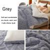FDISDIFH Thickened Super Soft Insulation Hibiscus Winter Quilt, Imitation Cashmere + Hibiscus Double Fabrics, Breathable Warmth Fluffy Plush Sided Velvet Blanket (B 180x220cm/71x86.6in(4.5kg)) view 4