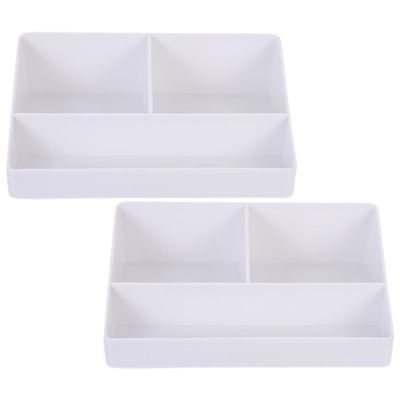 UPKOCH 2pcs Tea Bag Organizer Compartments Multifunctional Storage Box for Tea Bags Sugar Packets and Items for Home Cafes and Restaurants Design